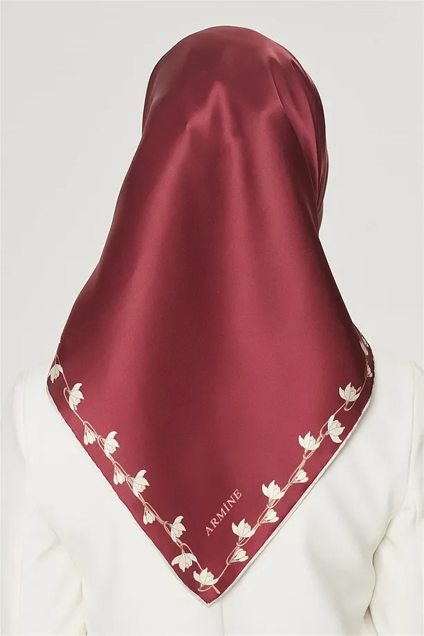 Armine Nostalji Twill İpek Eşarp 8553-92