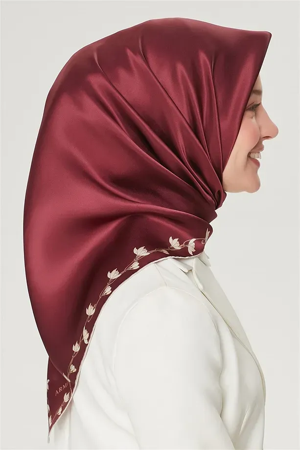 Armine Nostalji Twill İpek Eşarp 8553-92