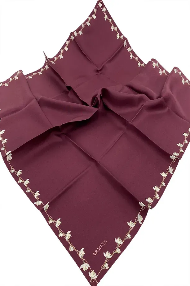 Armine Nostalji Twill İpek Eşarp 8553-92