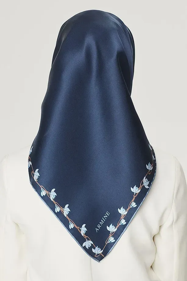 Armine Nostalji Twill İpek Eşarp 8553-80