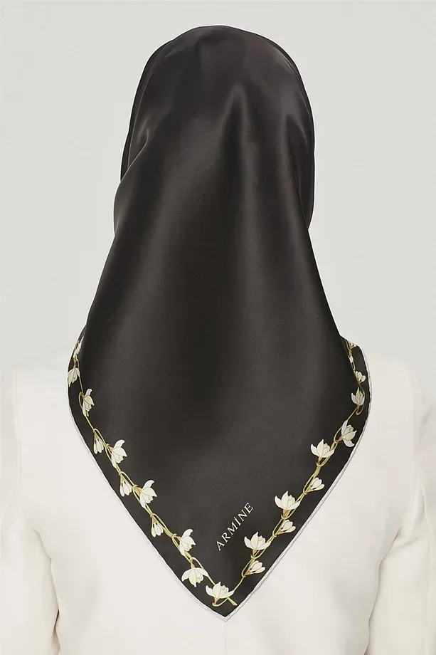 Armine Nostalji Twill İpek Eşarp 8553-09