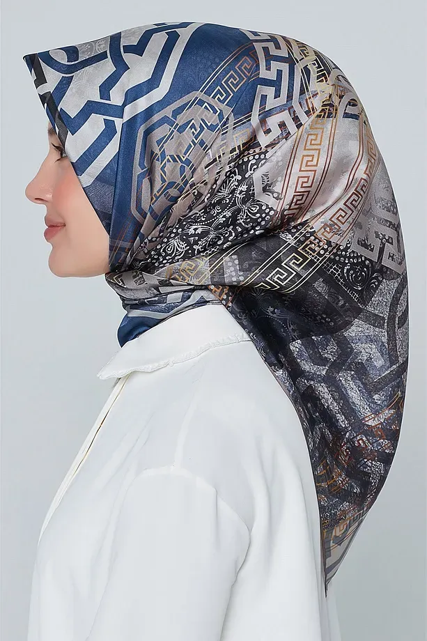 Armine Nostalji Twill İpek Eşarp 8245-09