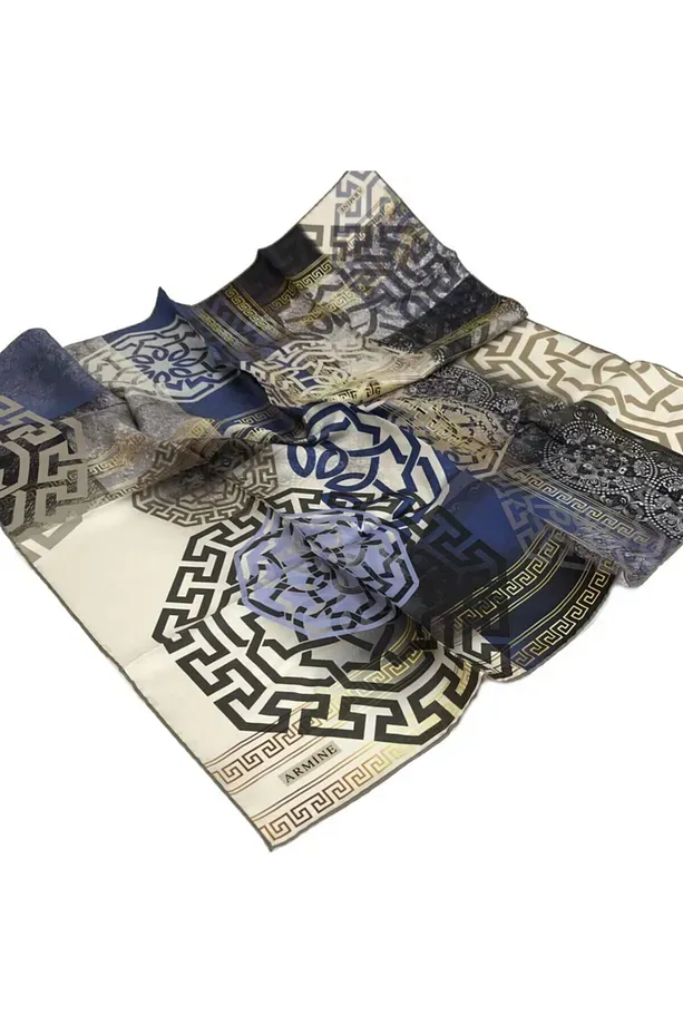 Armine Nostalji Twill İpek Eşarp 8245-09