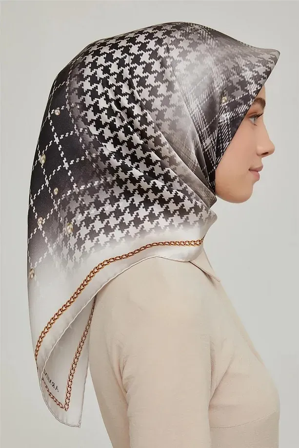 Armine Nostalji Twill İpek Eşarp 8612-04