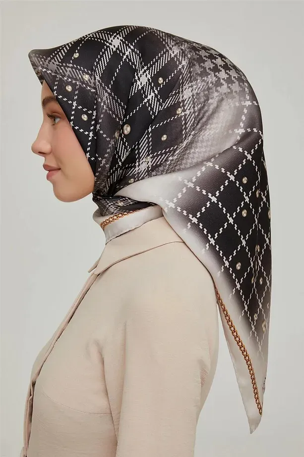 Armine Nostalji Twill İpek Eşarp 8612-04