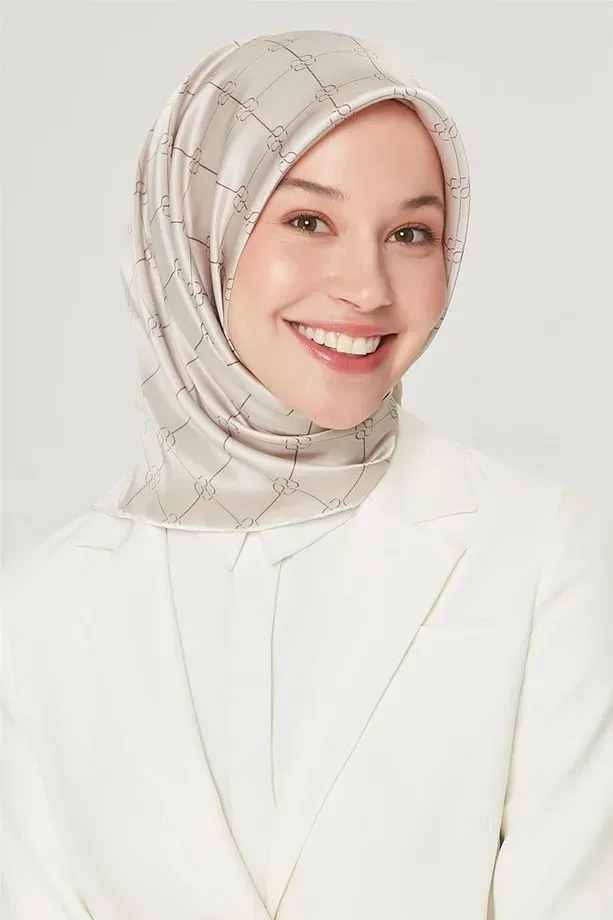Armine Nostalji Twill İpek Eşarp 8555-02