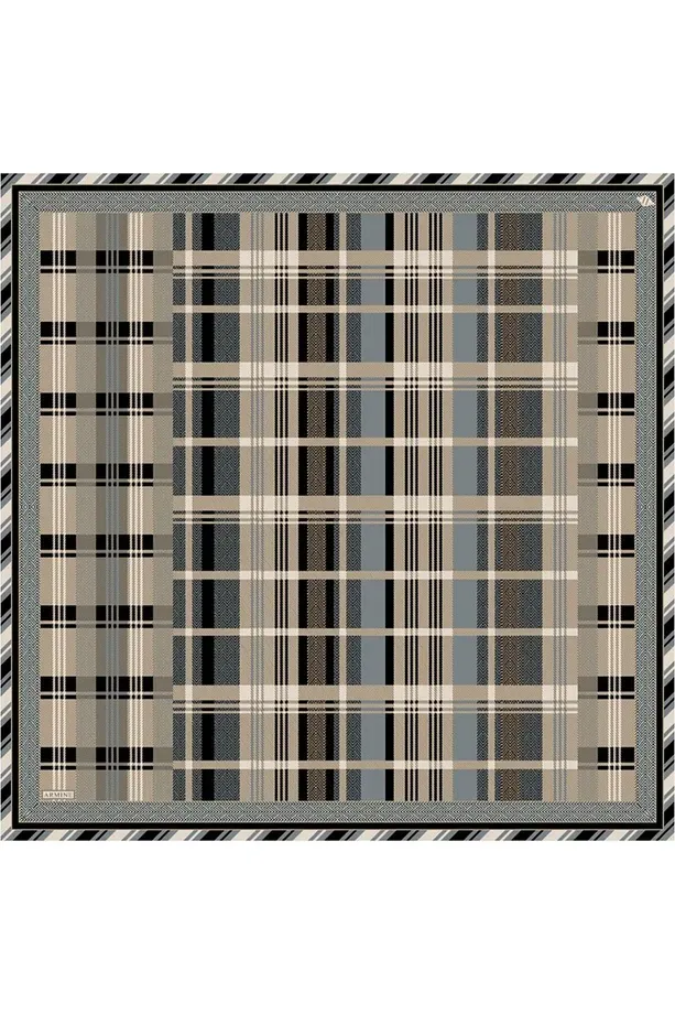 Armine Nostalji Twill İpek Eşarp 9223-02