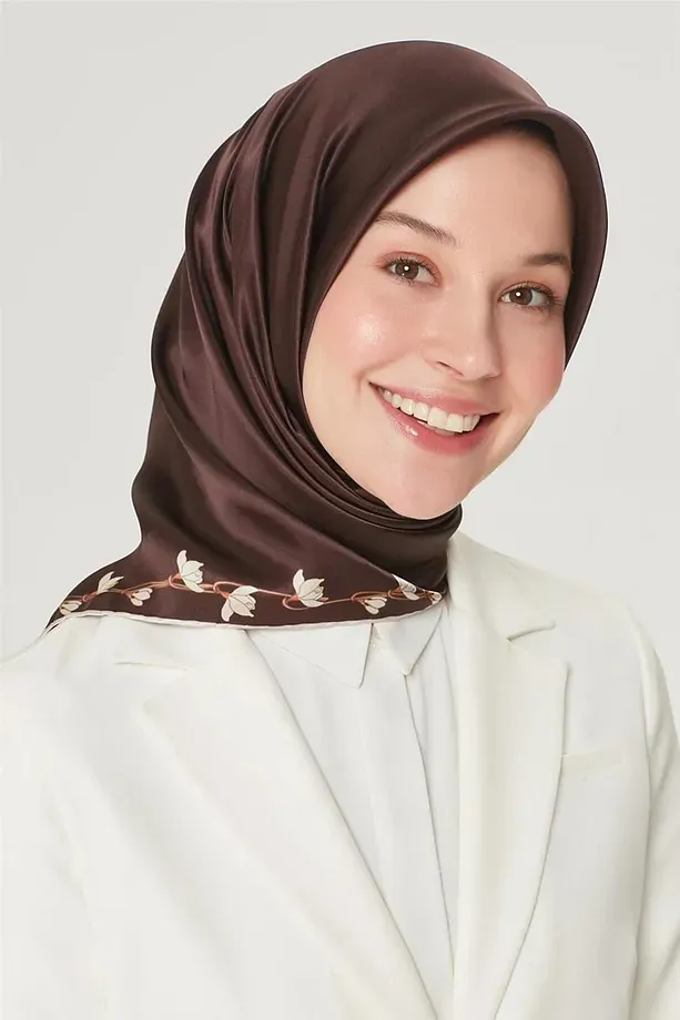 Armine Nostalji Twill İpek Eşarp 8553-91