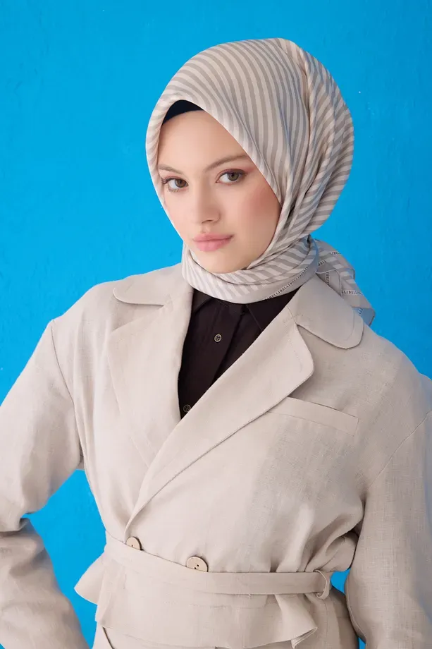 Belli Twill İpek Eşarp 4115-02