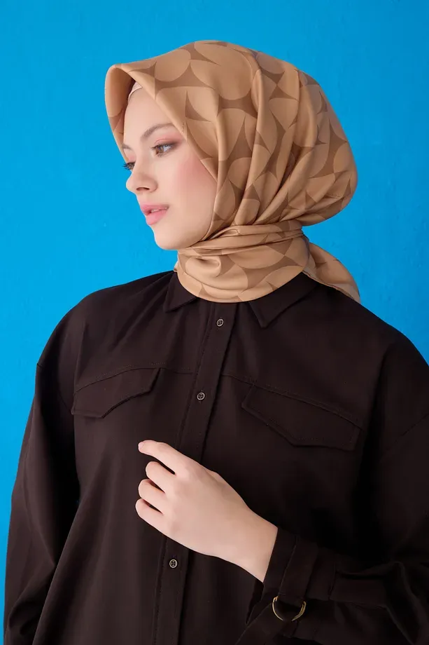 Belli Twill İpek Eşarp 4117-01