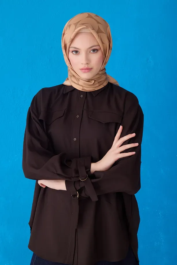 Belli Twill İpek Eşarp 4117-01