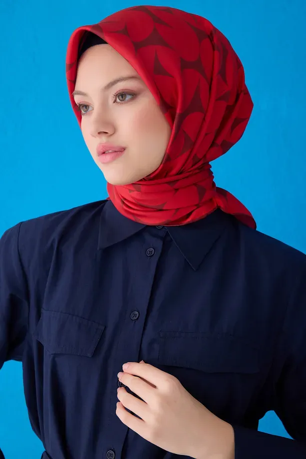Belli Twill İpek Eşarp 4117-34