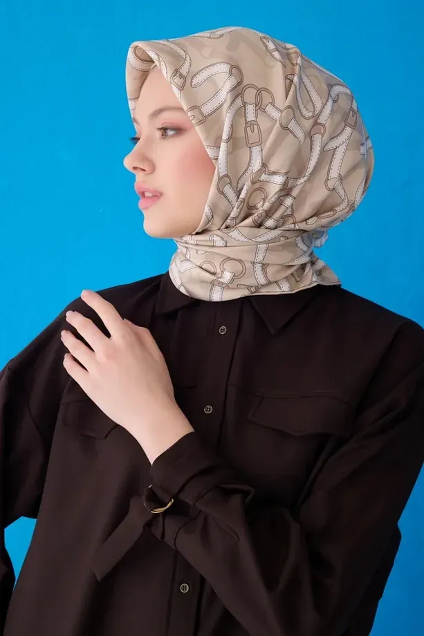 Belli Twill İpek Eşarp 4125-55