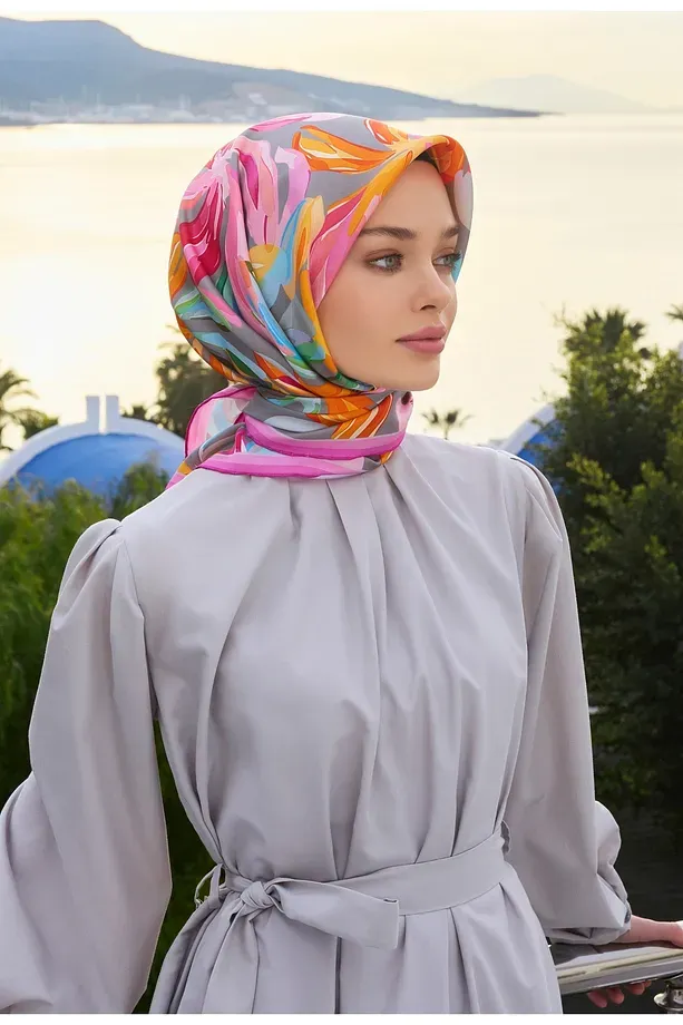 Belli Sura İpek Eşarp 4107-34