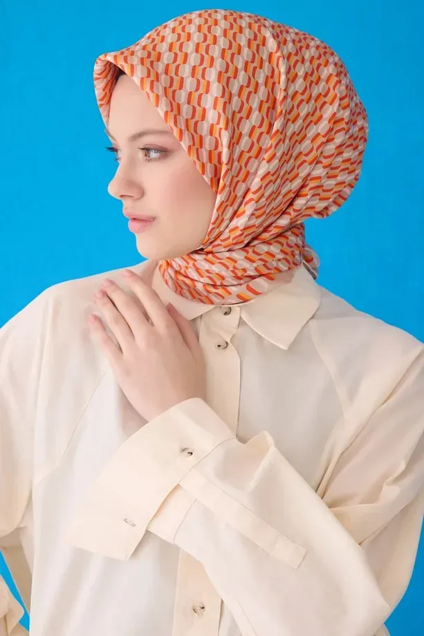 Belli Twill İpek Eşarp 4124-38