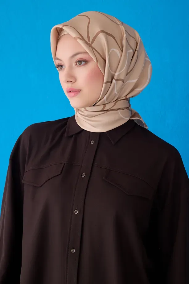 Belli Twill İpek Eşarp 4113-58