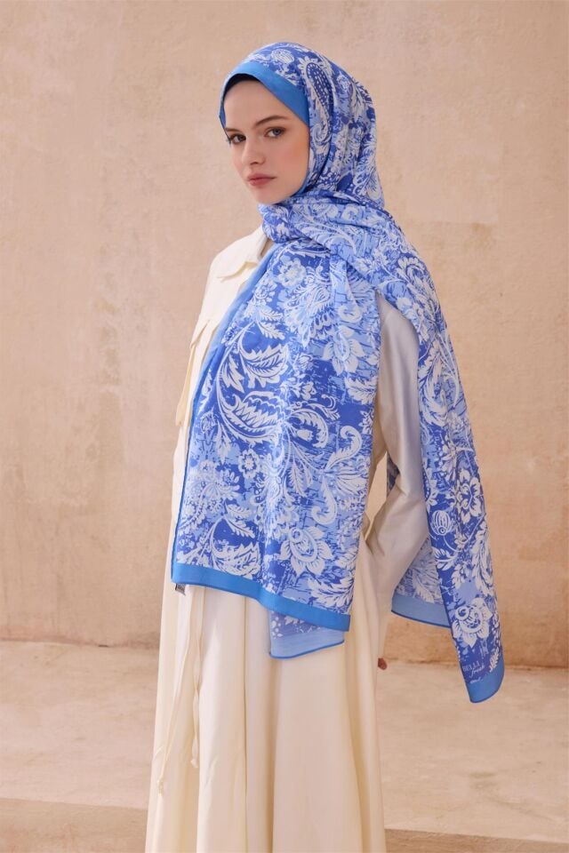 Belli Fresh Modal Şal 4-Mavi
