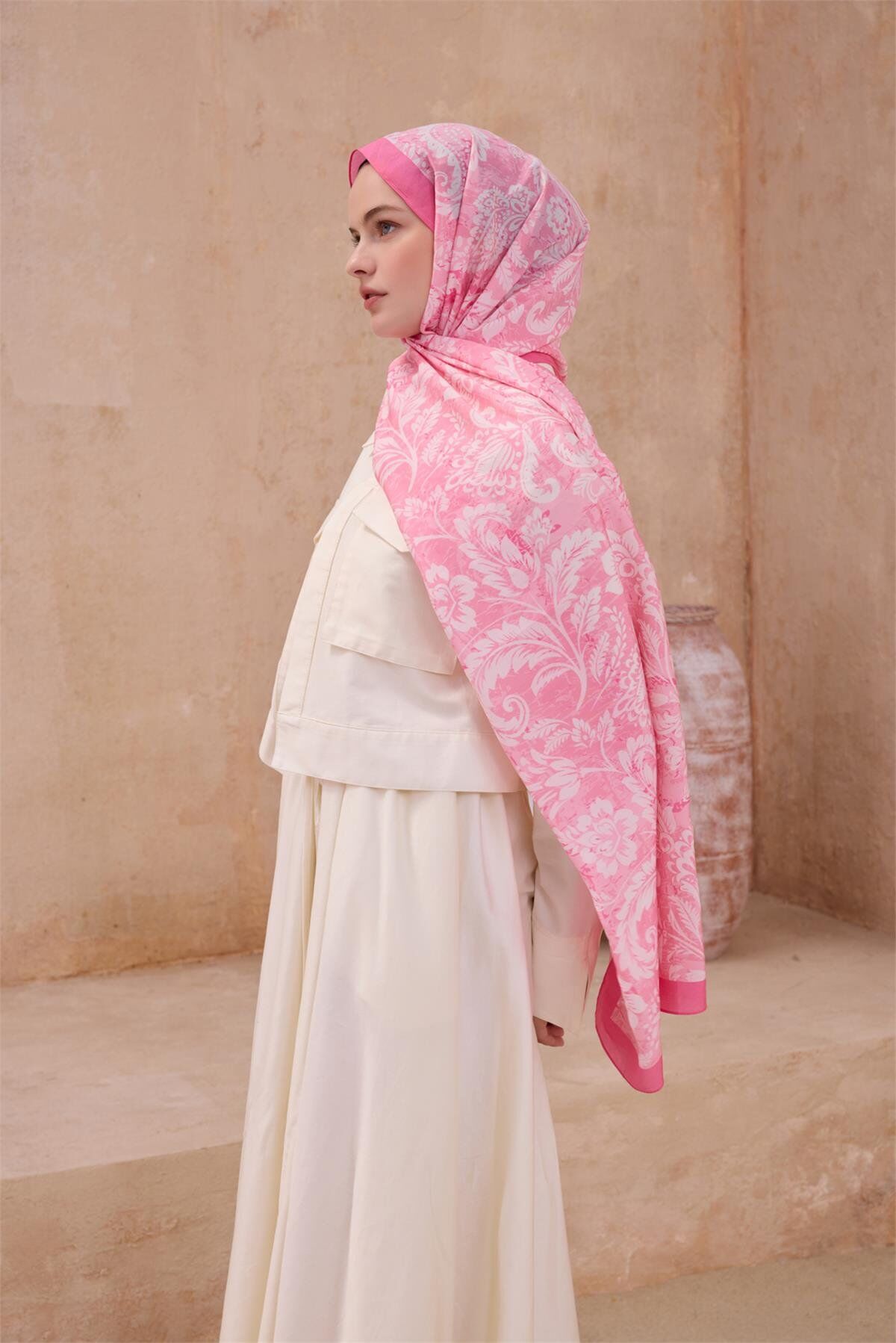 Belli Fresh Modal Şal 4-Pembe