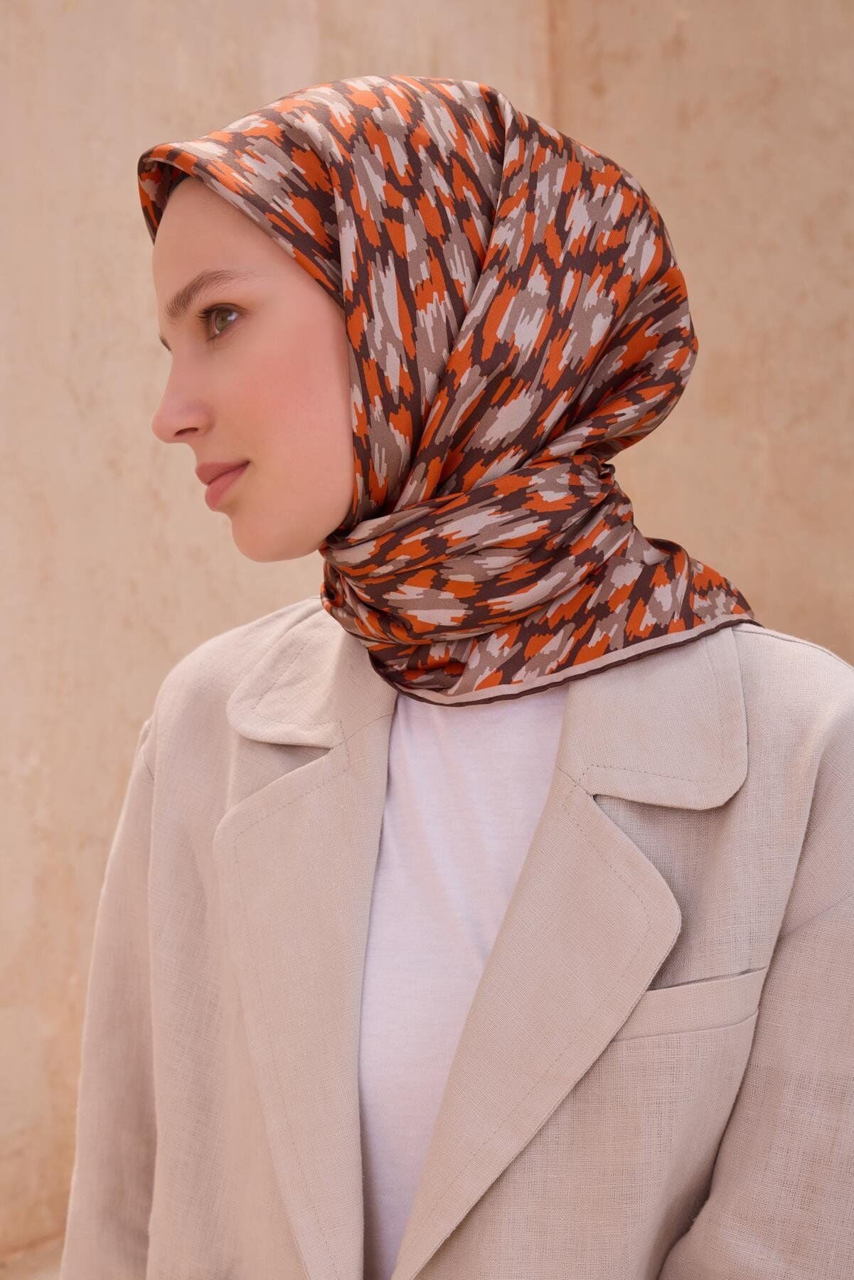 Belli Twill İpek Eşarp 4103-86