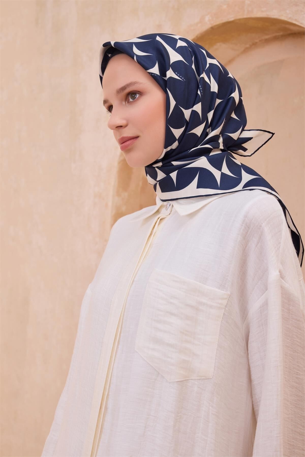 Belli Twill İpek Eşarp 4117-81