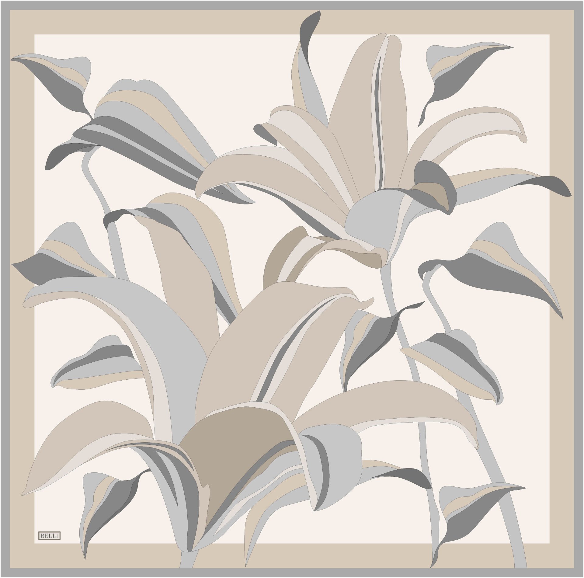 Belli Twill İpek Eşarp 4035-85
