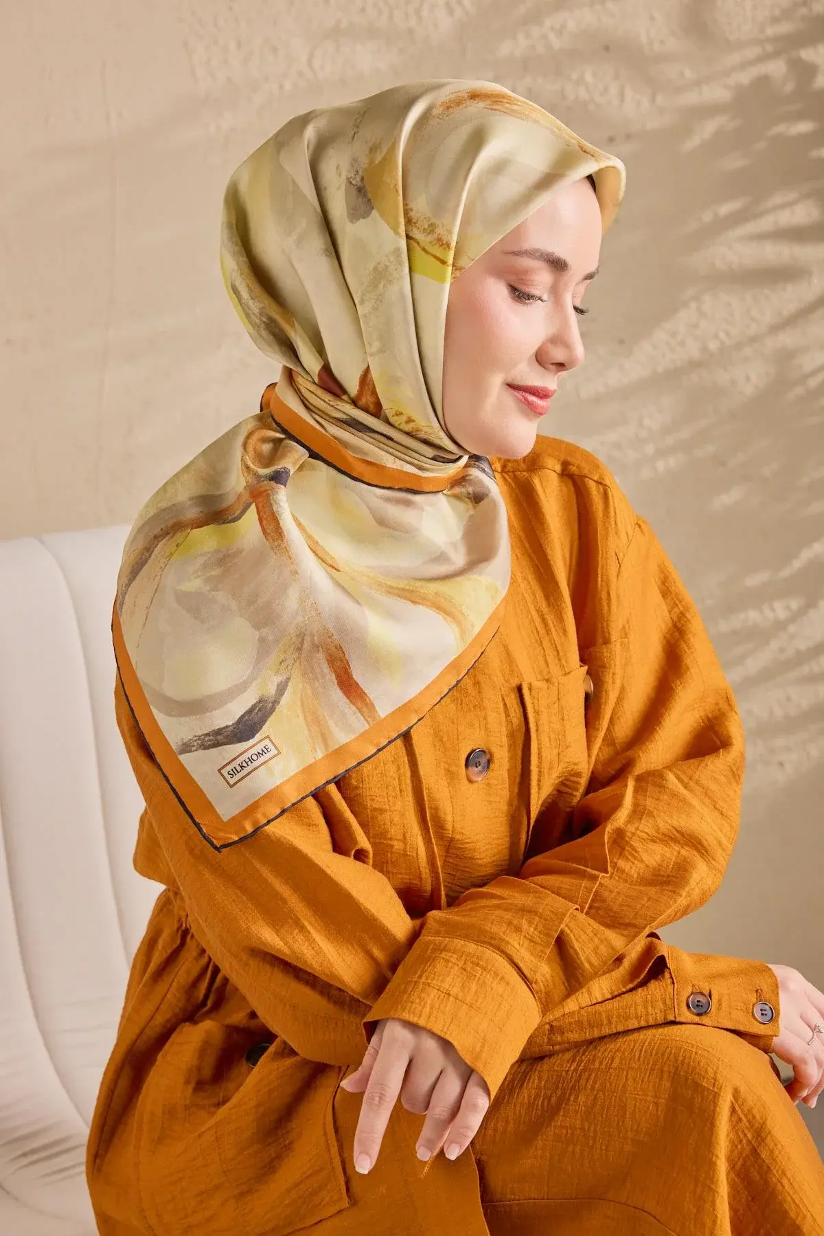 Silk Home Twill İpek Eşarp 11528-16