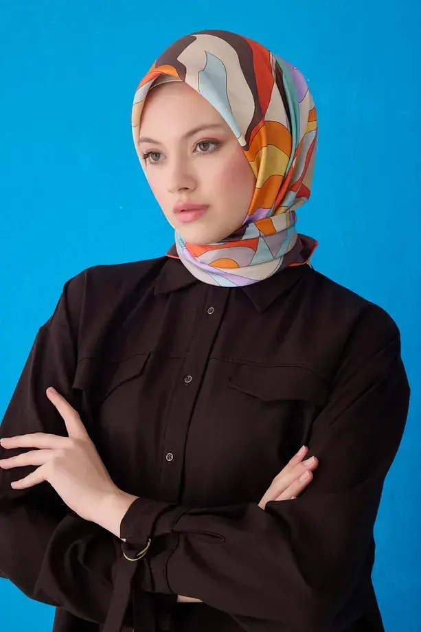Belli Sura İpek Eşarp 4108-81