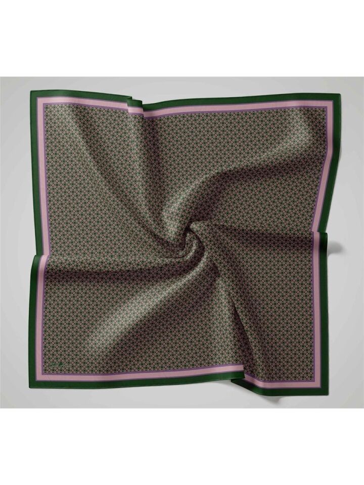 Silk Home Aura Eşarp Zincir Desen