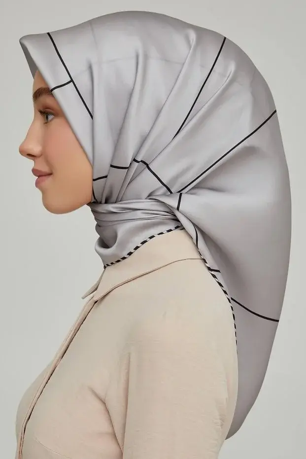 Armine Nostalji Twill İpek Eşarp 8655-07
